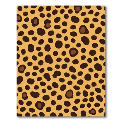 Chic Ocher And Sable Spots Rug