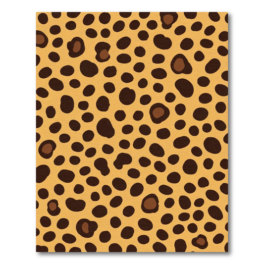 Chic Ocher And Sable Spots Rug