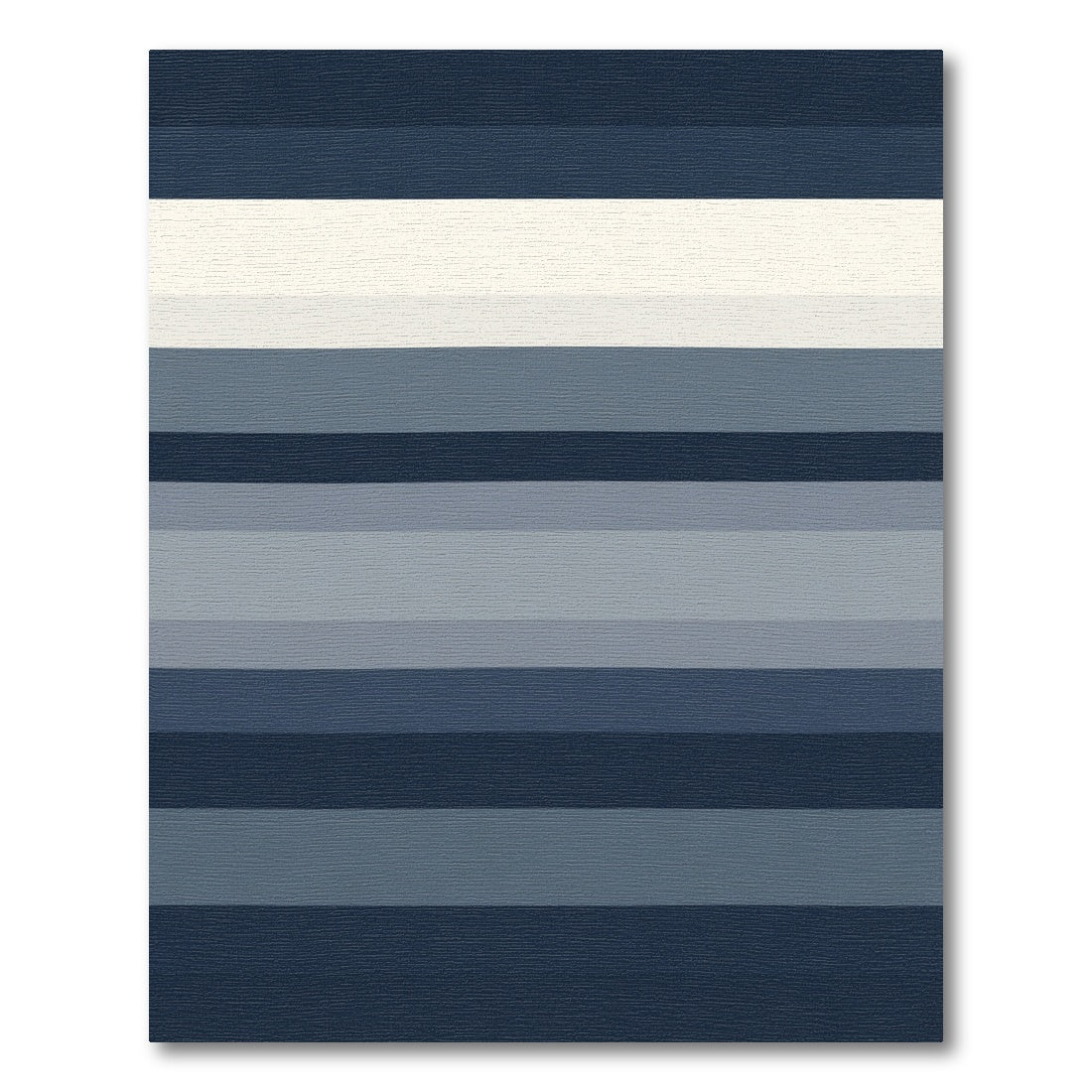 Modern Wide Gradient Stripe Rug