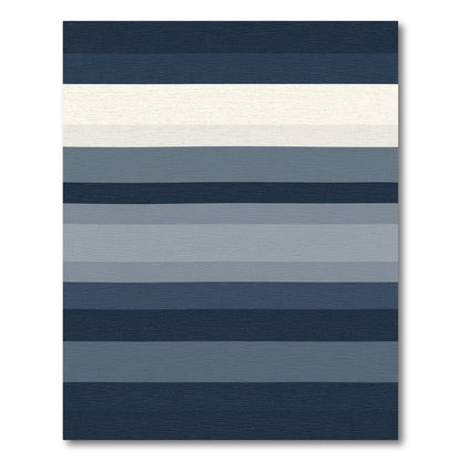 Modern Wide Gradient Stripe Rug