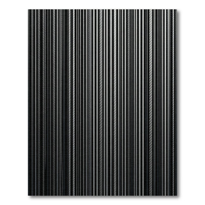 Modern Gray Vertical Stripe Arrangement Rug