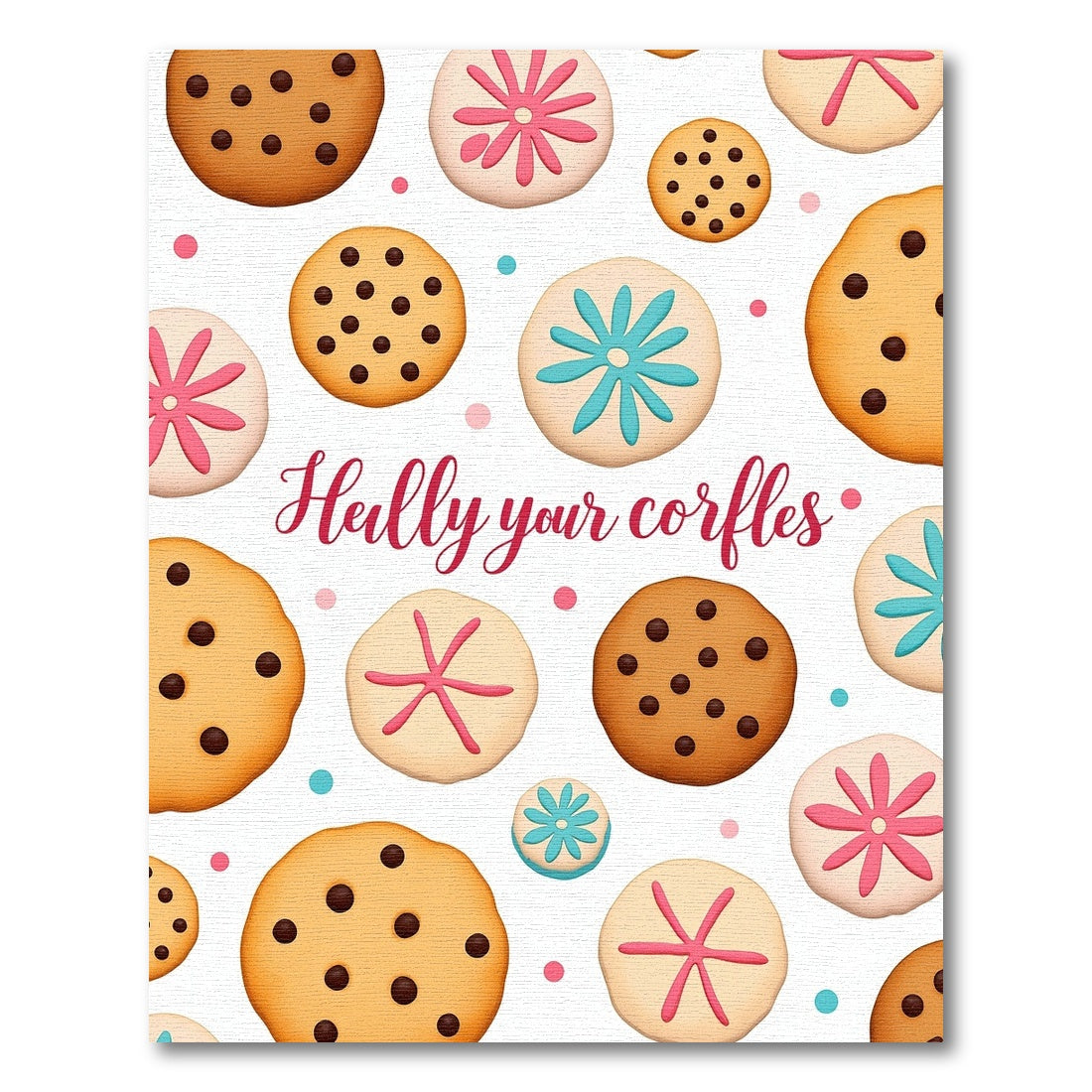 Sweet Chocolate Chip Cookie Medley Rug