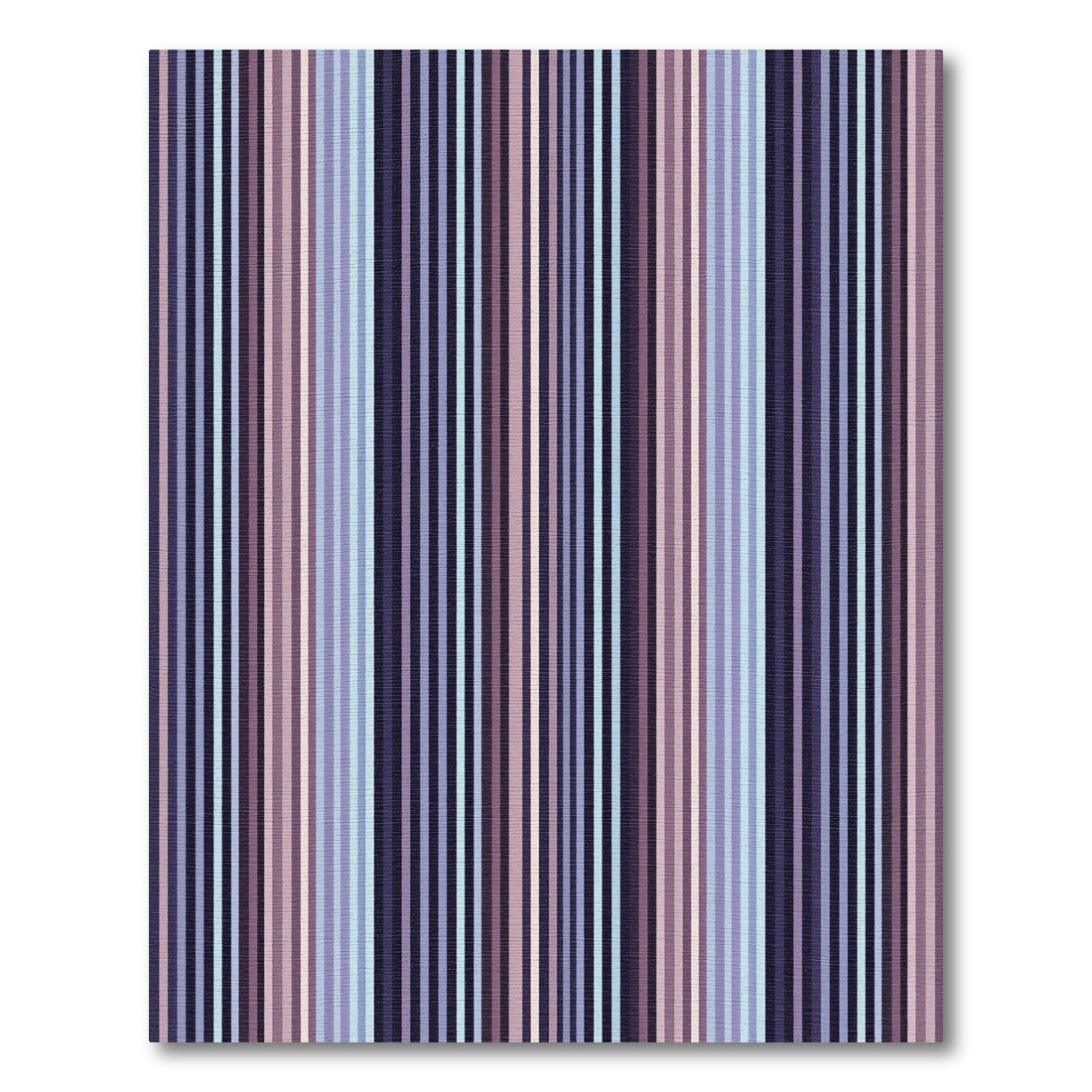 Shades of Plum Vertical Stripe Rug