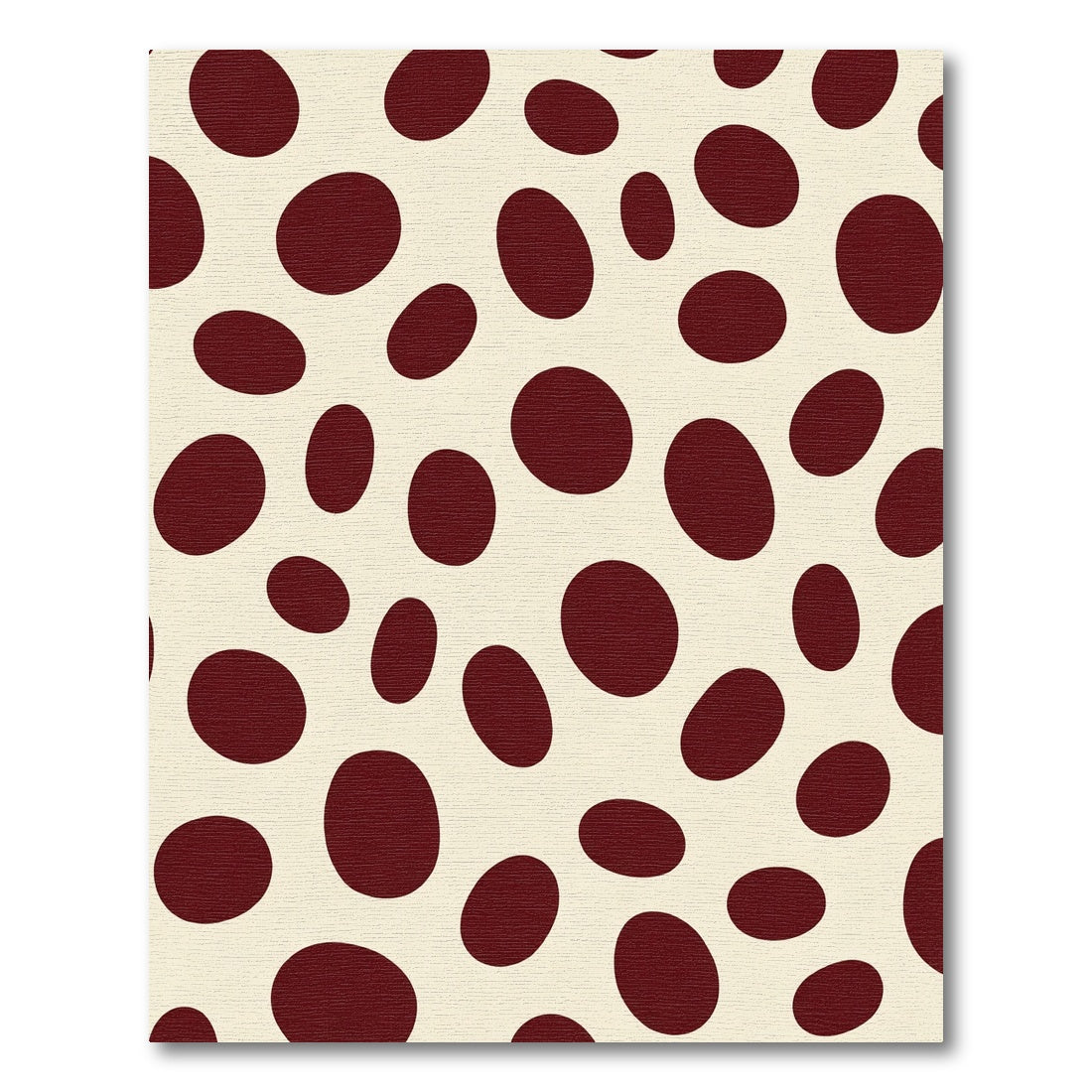 Crimson Ellipse Scatter Rug