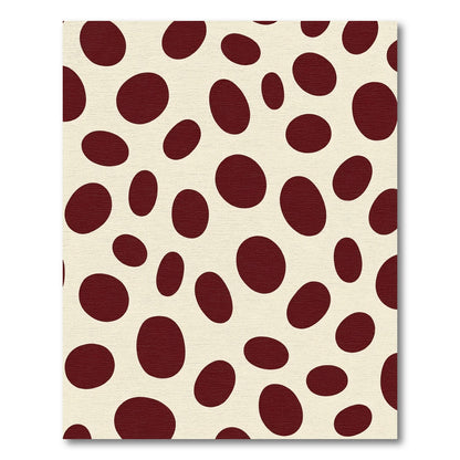 Crimson Ellipse Scatter Rug