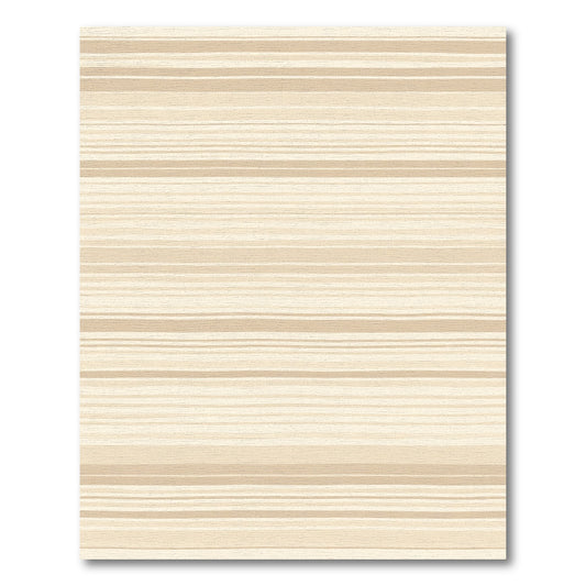 Neutral Tones Hand Drawn Stripes Rug