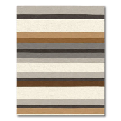 Neutral Ombre Wide Stripe Rug