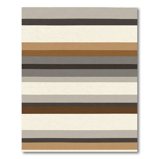 Neutral Ombre Wide Stripe Rug