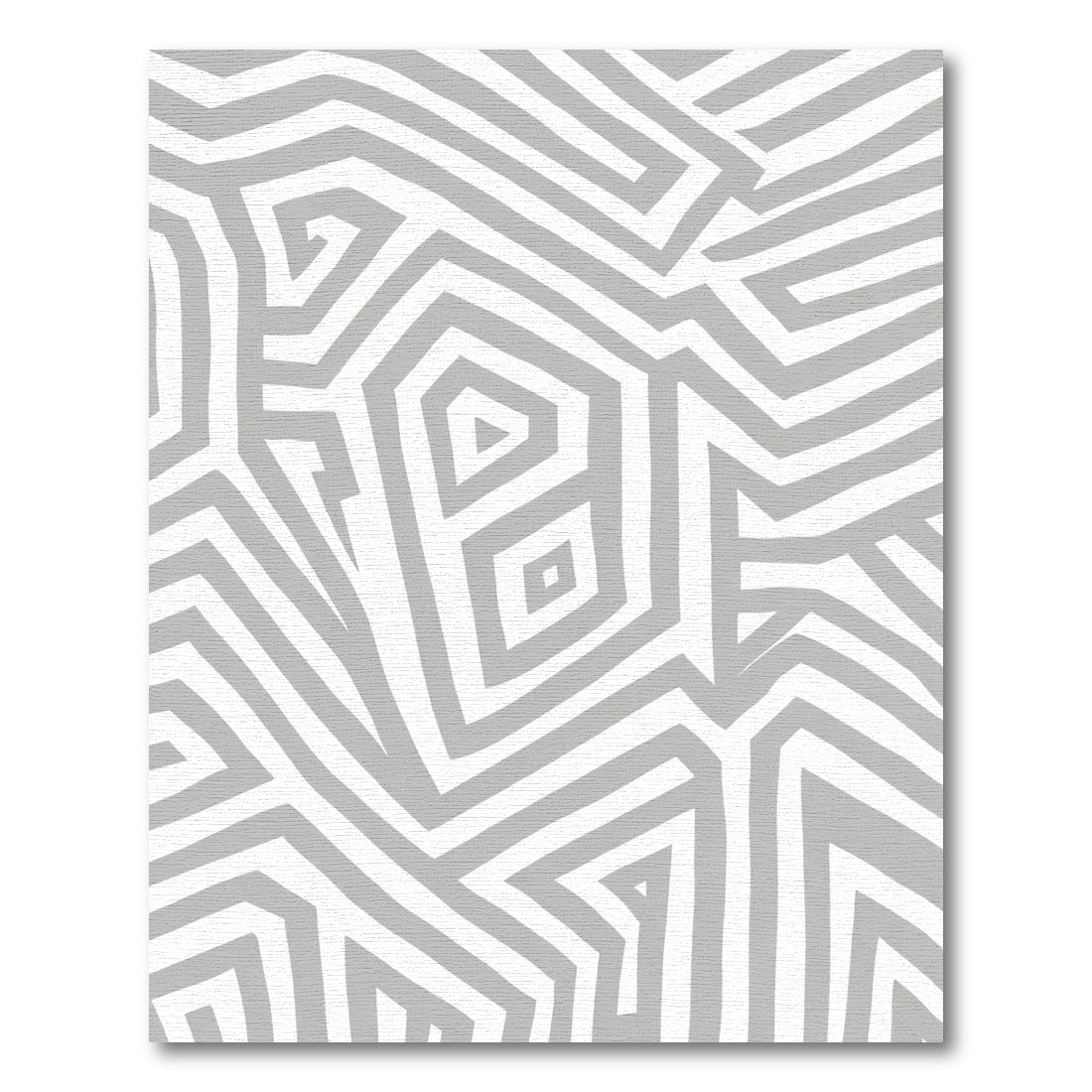 Modern Geometric Maze Rug