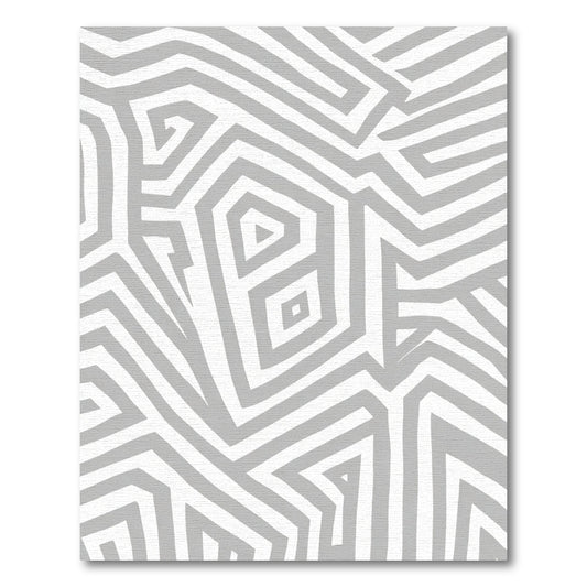 Modern Geometric Maze Rug