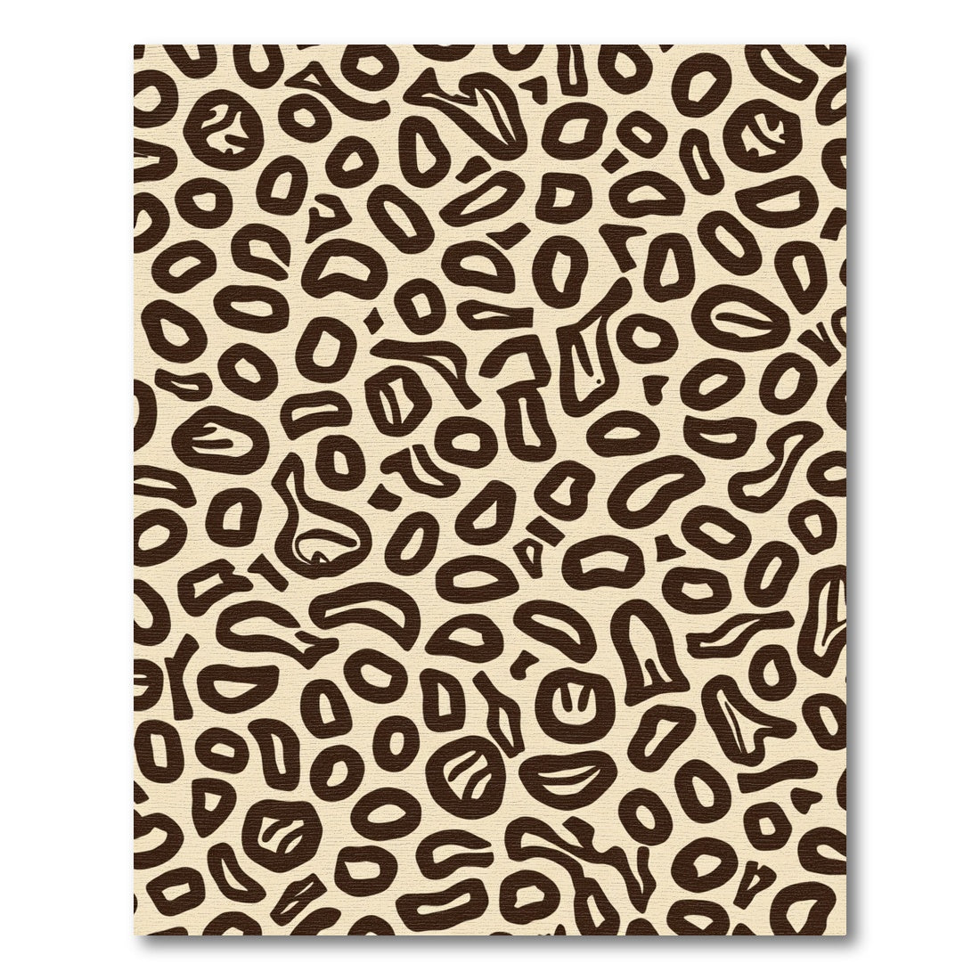 Brown Animal Print Spots Rug