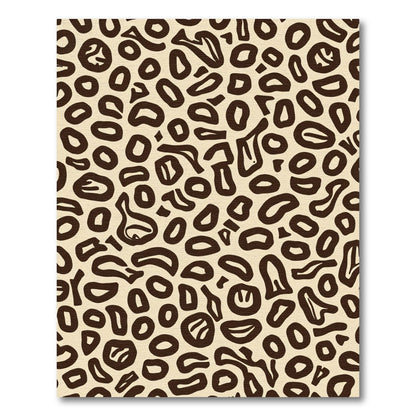 Brown Animal Print Spots Rug