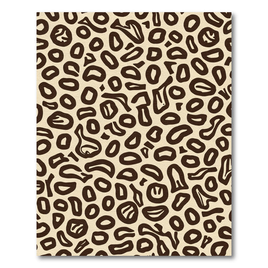Brown Animal Print Spots Rug