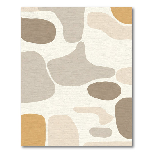 Organic Abstract Terrain Shapes Rug