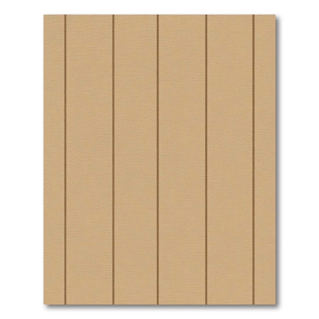 Minimalist Tan Vertical Stripe Rug