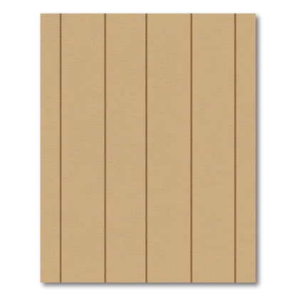Minimalist Tan Vertical Stripe Rug