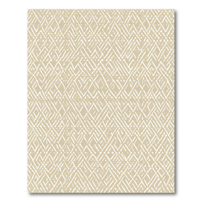 Natural Tribal Diamond Geometric Rug