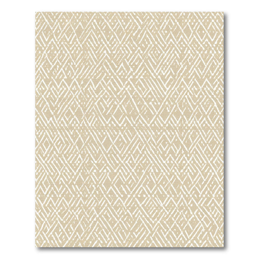 Natural Tribal Diamond Geometric Rug