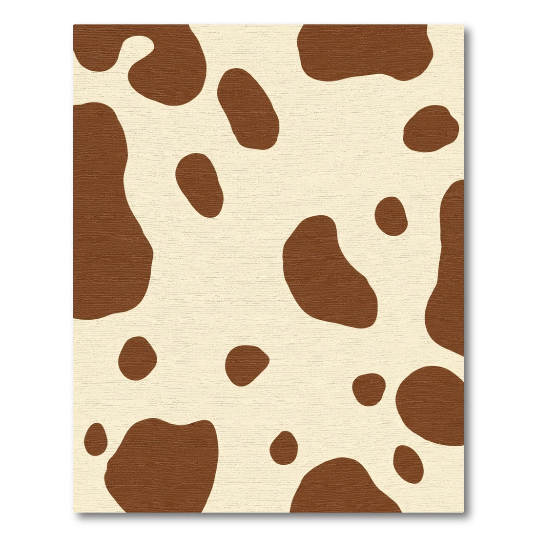 Brown Beige Spotty Cowhide Texture Rug