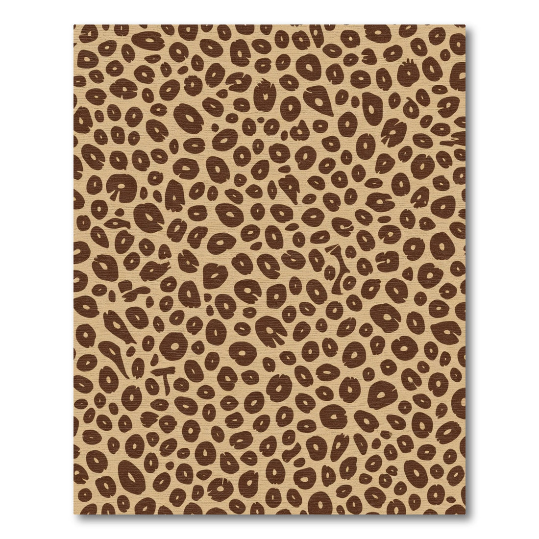Brown Leopard Spots Rug