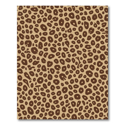 Brown Leopard Spots Rug