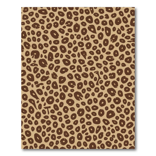 Brown Leopard Spots Rug
