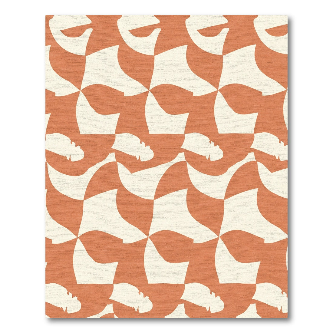 Retro Tilted Checkered Abstract Rug
