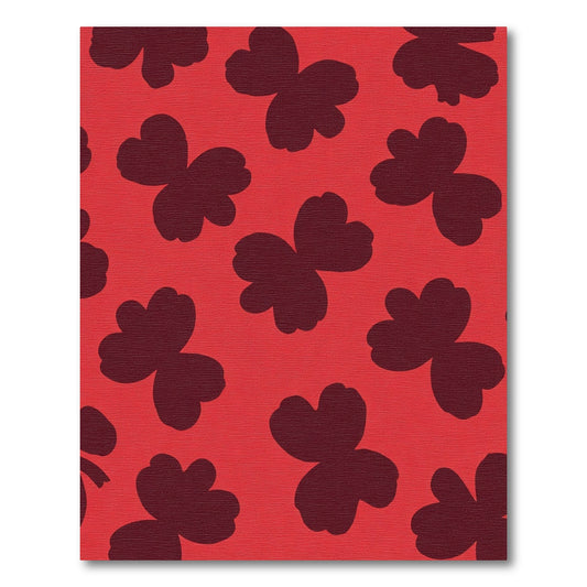 Crimson Clover Cluster Field Rug