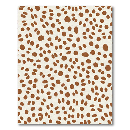 Warm Taupe Scattered Spots Rug