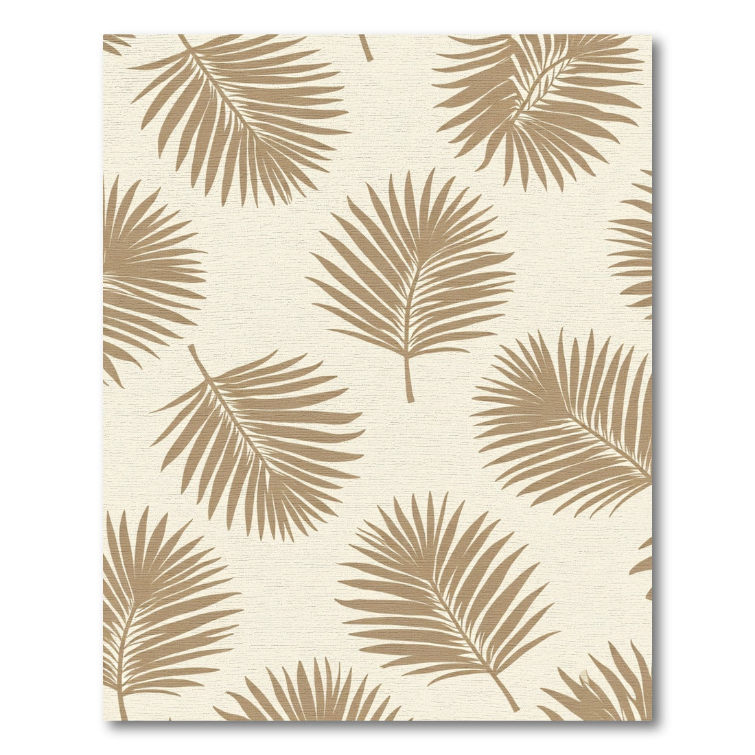 Golden Palm Frond Fade Rug