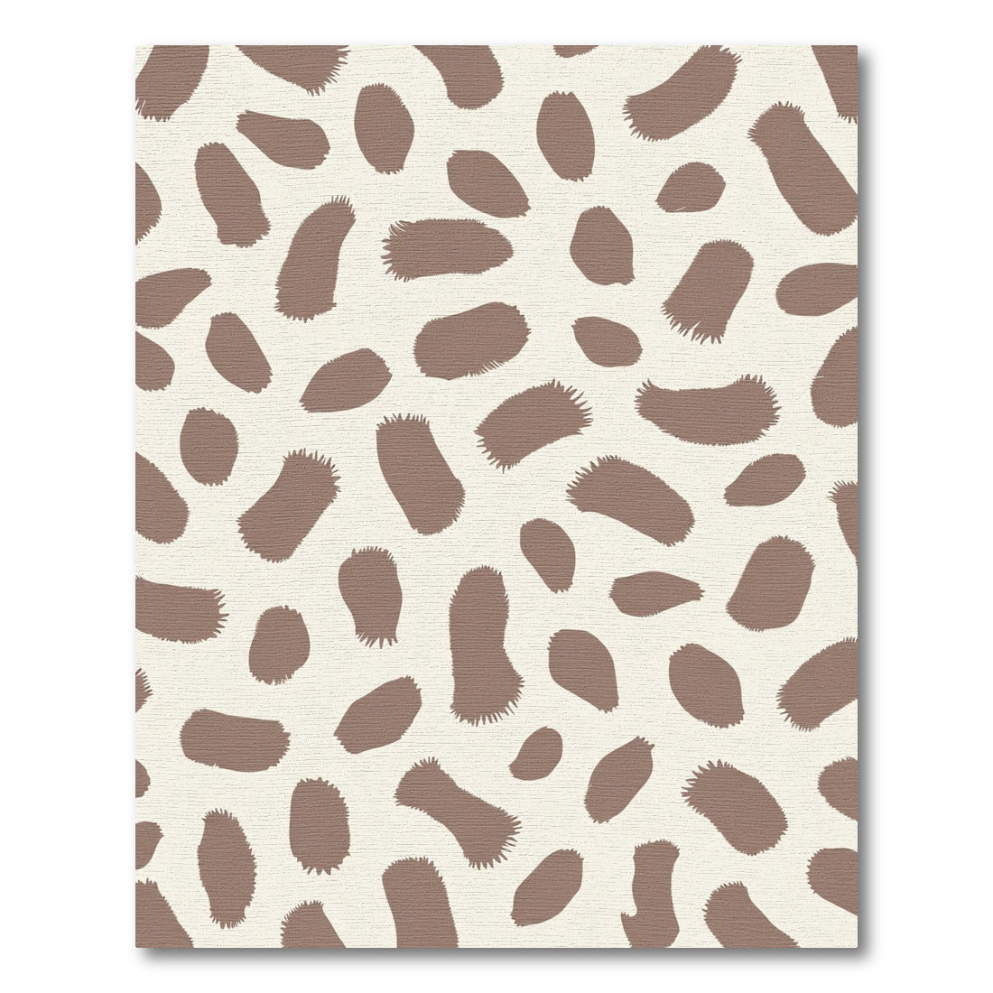 Brown Spot Animal Print Rug