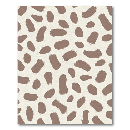 Brown Spot Animal Print Rug