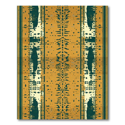 Amber Forest Vertical Tribal Stripe Rug