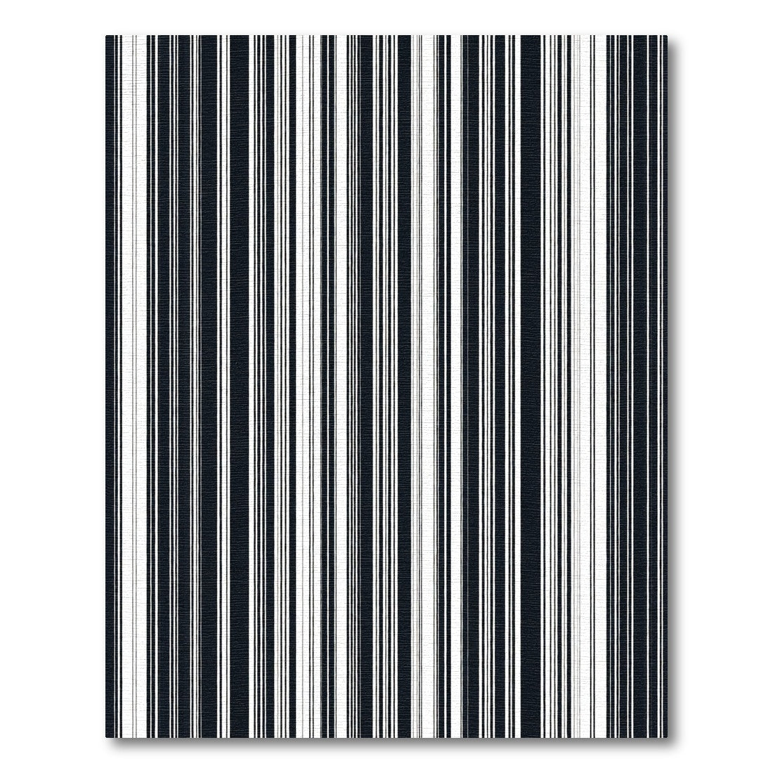 Bold Vertical Lines Contrasting Color Rug