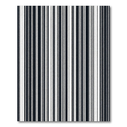 Bold Vertical Lines Contrasting Color Rug