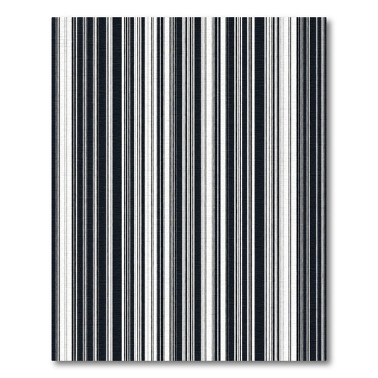 Bold Vertical Lines Contrasting Color Rug