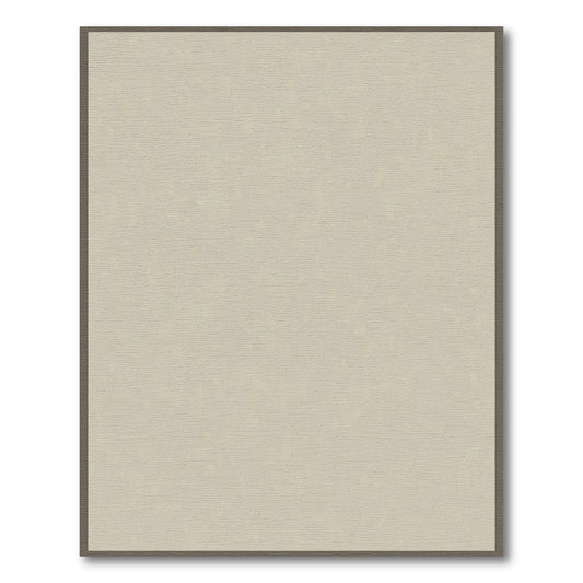 Speckled Beige Textured Bordered Rug