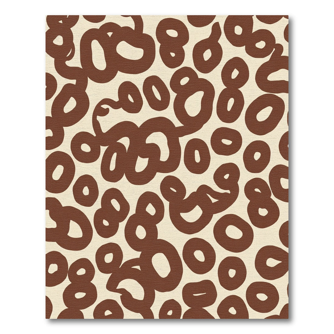 Brown Organic Spotty Loops Rug