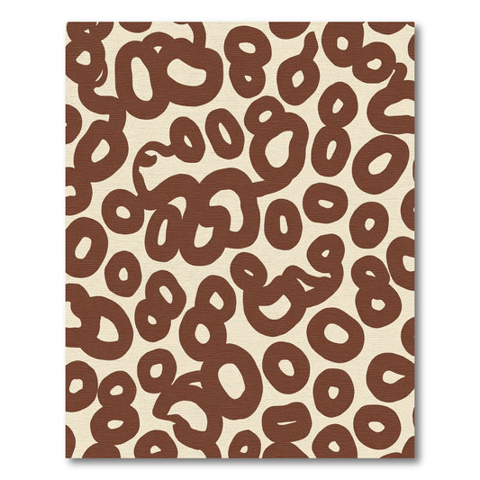 Brown Organic Spotty Loops Rug
