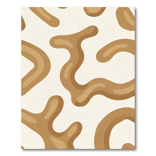 Creamy Caramel Organic Wave Rug