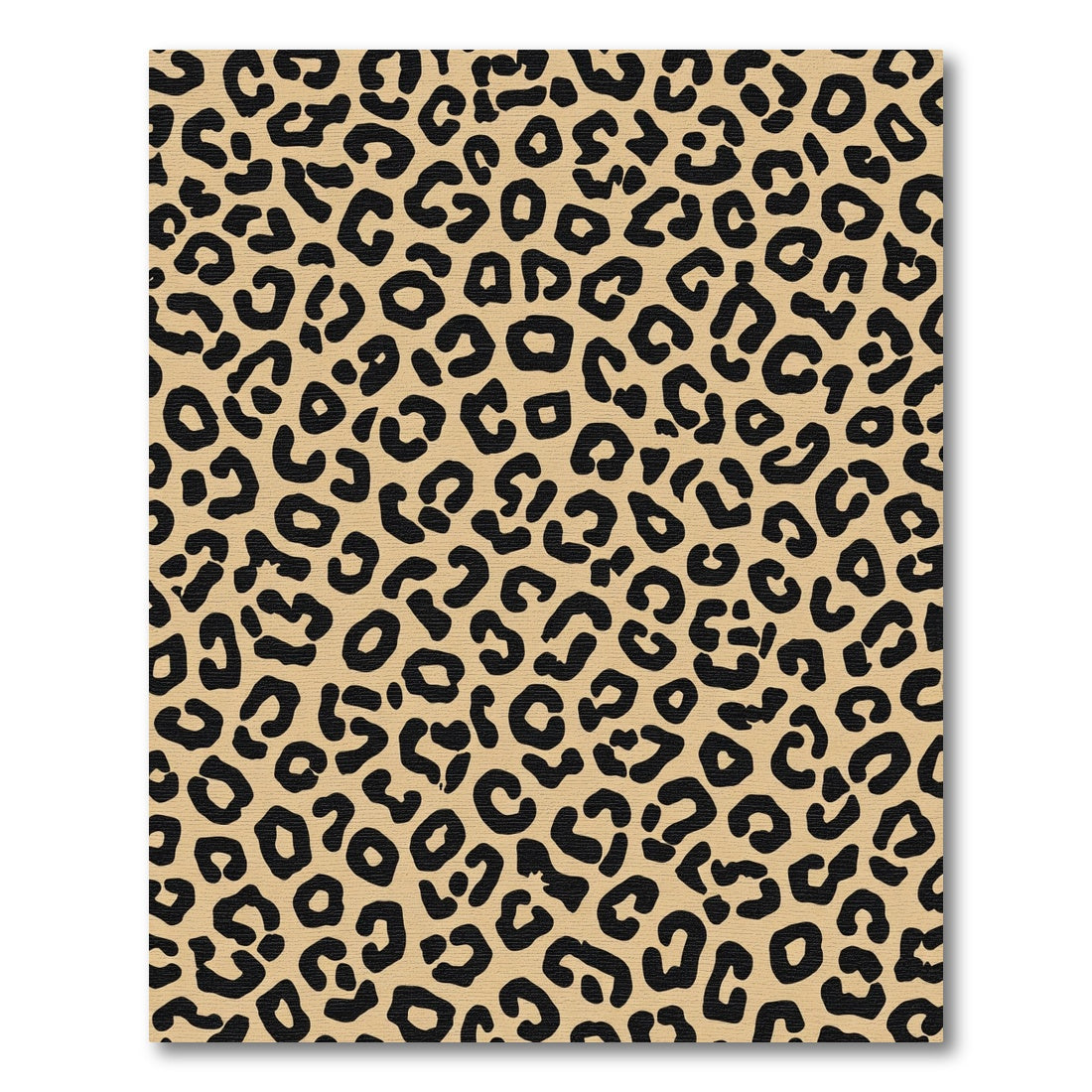 Tan Black Animal Spot Spotting Rug