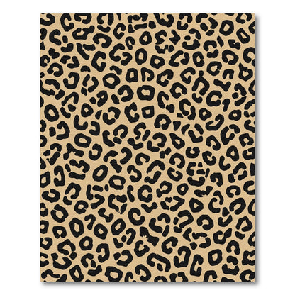 Tan Black Animal Spot Spotting Rug