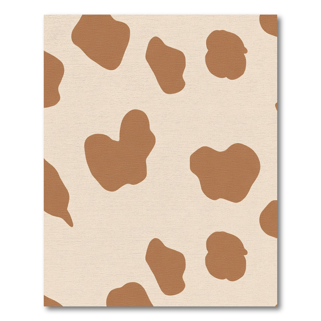 Brown White Spotty Abstract Rug