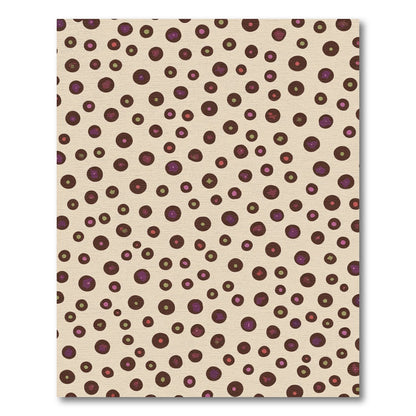 Playful Multi Colored Dot Scatter Rug