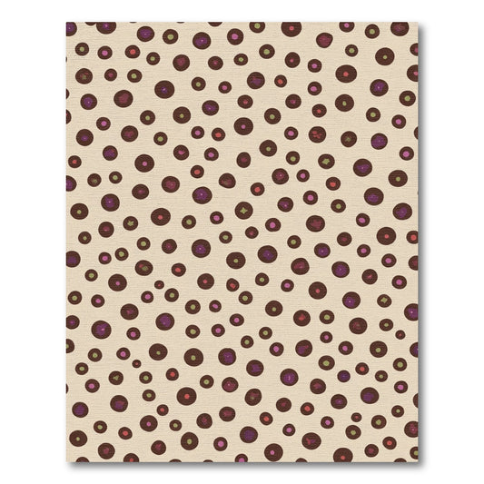 Playful Multi Colored Dot Scatter Rug