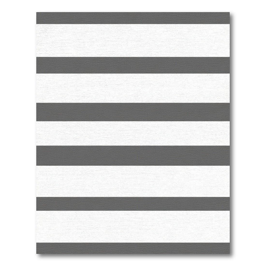 Classic Charcoal White Stripe Rug