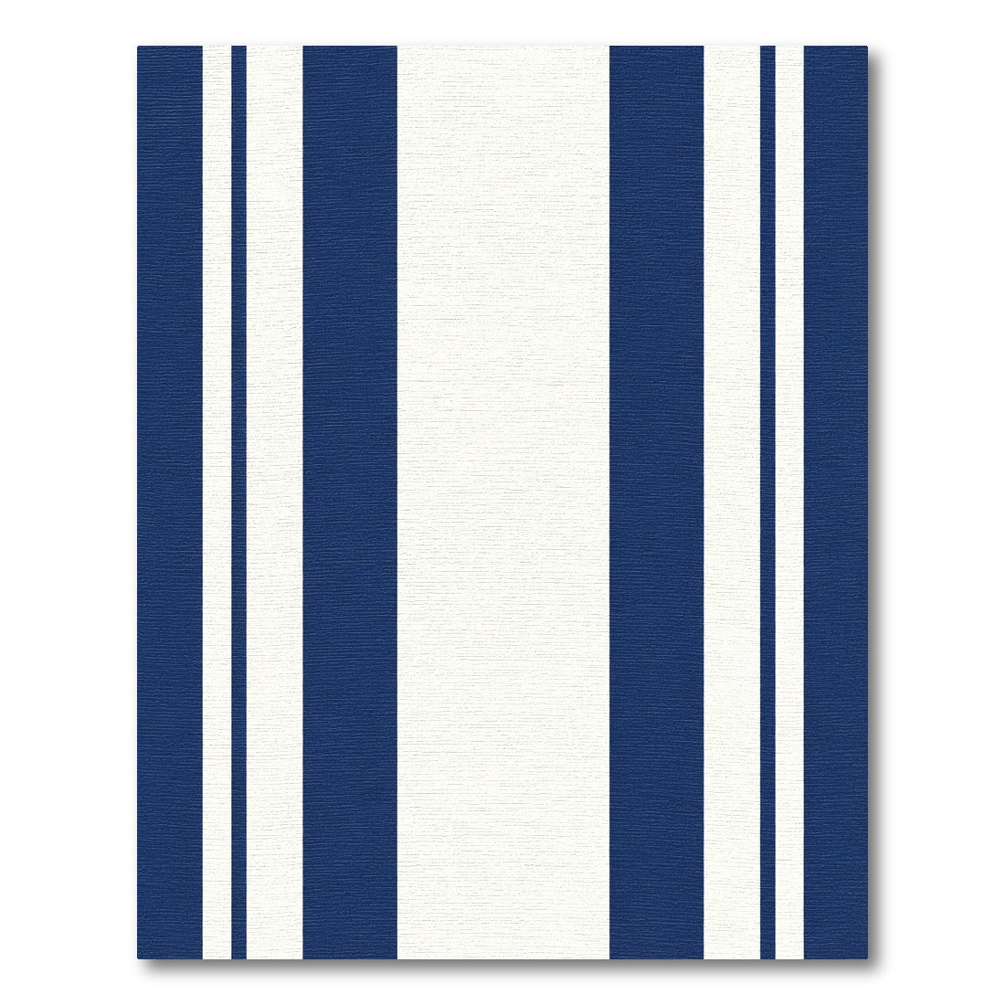 Classic Navy White Stripe Rug