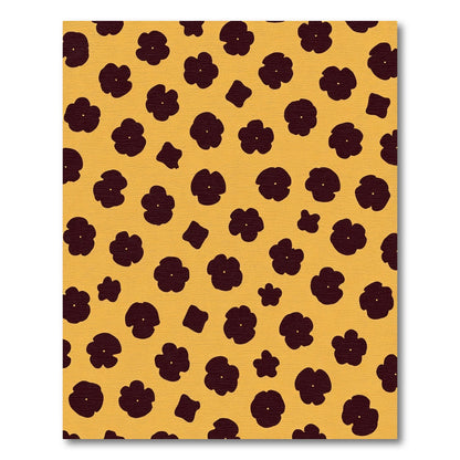 Amber Floral Scatter Rug