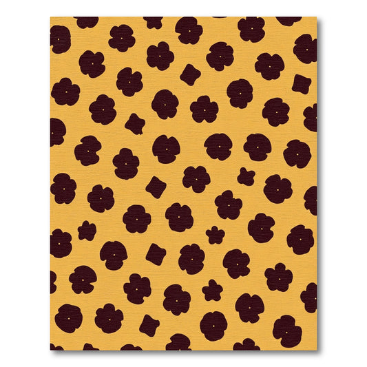 Amber Floral Scatter Rug