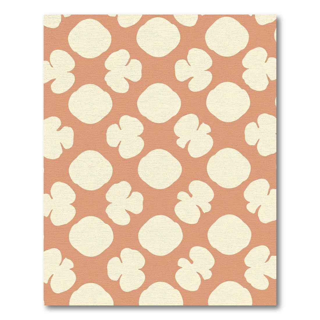 Crimson Clover Petal Geometric Rug